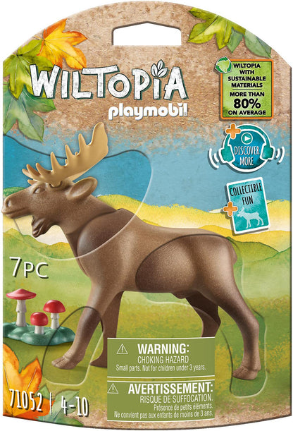 Playmobil 71052 Wiltopia Moose, Animal Toy, Sustainable Toys, Fun Imaginative Role-Play, PlaySets Suitable for Children Ages 4+