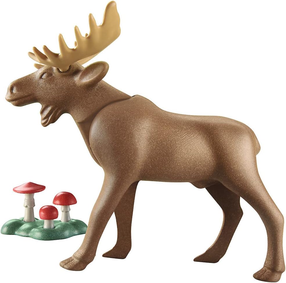 Playmobil 71052 Wiltopia Moose, Animal Toy, Sustainable Toys, Fun Imaginative Role-Play, PlaySets Suitable for Children Ages 4+