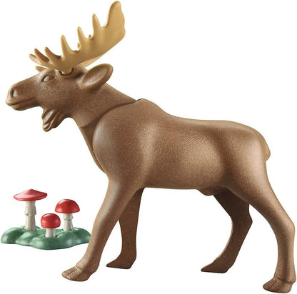 Playmobil 71052 Wiltopia Moose, Animal Toy, Sustainable Toys, Fun Imaginative Role-Play, PlaySets Suitable for Children Ages 4+