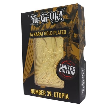 FANATTIK Kon-Ygo46G Yu-Gi-Oh Ingot Utopia Limited Edition (Gold Plated), Black
