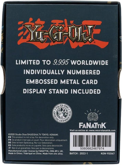 Fanattik YU-GI-OH! - Dark Paladin - Carte en Métal Collector