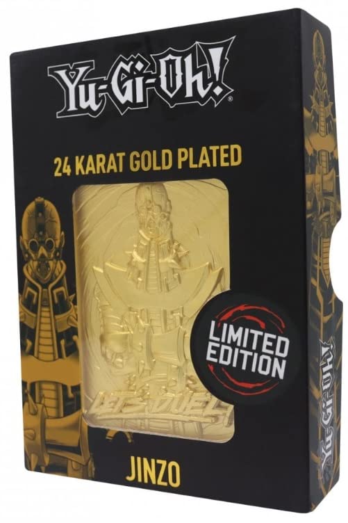 Yu-Gi-Oh! Carta 3D Placcata in Oro 24 Carati - Jinzo (Edizione Limitata