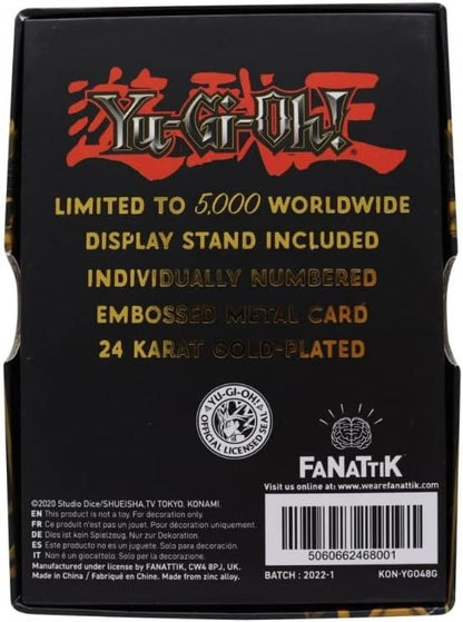 Yu-Gi-Oh! Carta 3D Placcata in Oro 24 Carati - Jinzo (Edizione Limitata