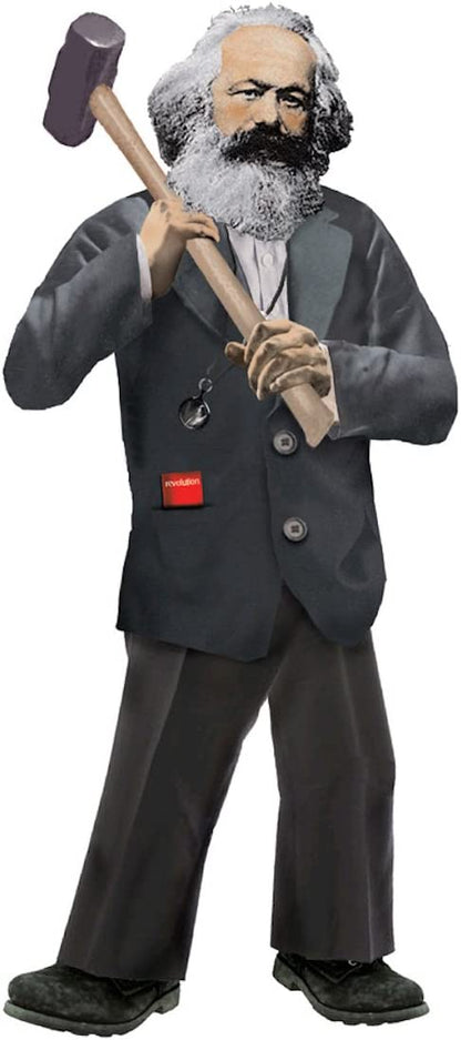Karl Marx: cards and labels in English