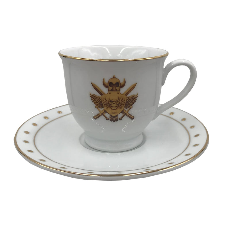 Factory Entertainment Masters of The Universe Revelation Castle Grayskull Crest Porcelain Cup and Saucer Set