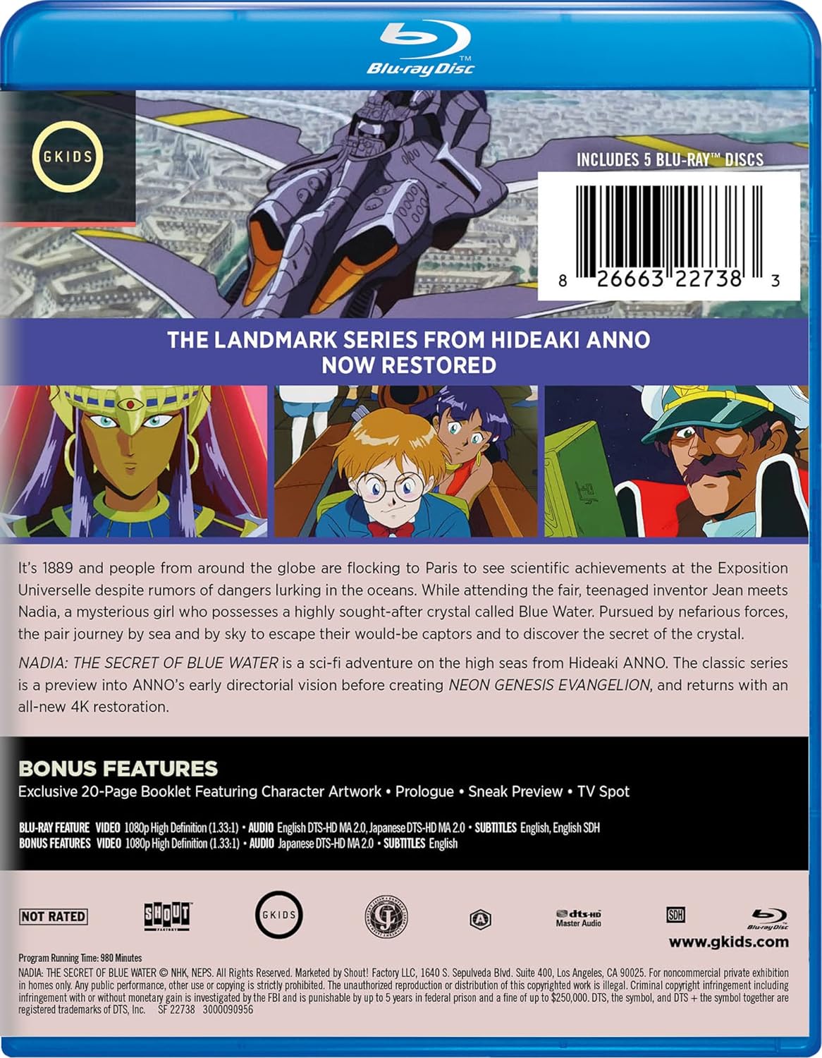 Nadia: The Secret Of Blue Water: The Complete Series