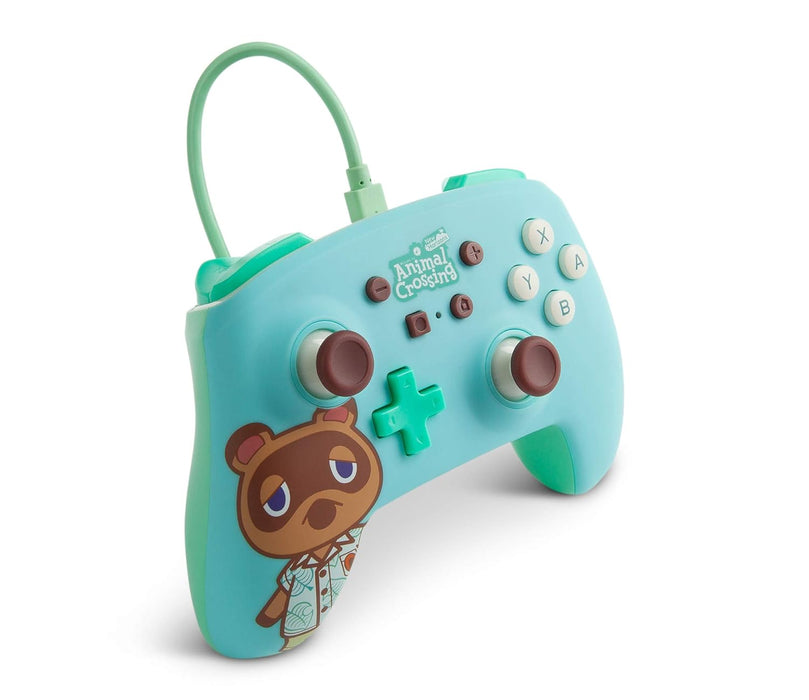 PowerA Enhanced Wired Controller for Nintendo Switch - Animal Crossing: Tom Nook
