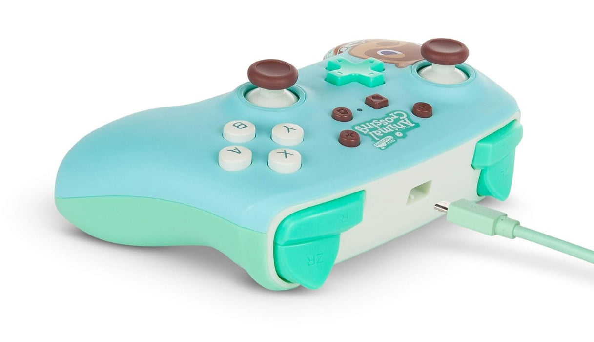 PowerA Enhanced Wired Controller for Nintendo Switch - Animal Crossing: Tom Nook
