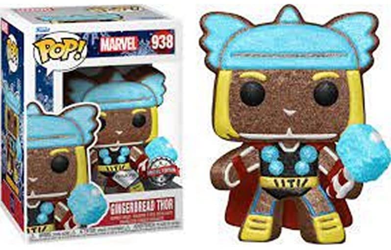 Funko Pop Marvel Thor Diamond Glitter Figure #957 - Exclusive Special Edition - Pop Marvel Figure 58235
