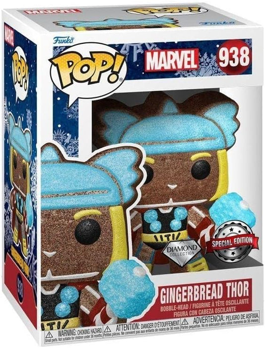 Funko Pop Marvel Thor Diamond Glitter Figure #957 - Exclusive Special Edition - Pop Marvel Figure 58235