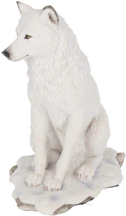 Nemesis Now Ghost Wolf Figurine 24cm White