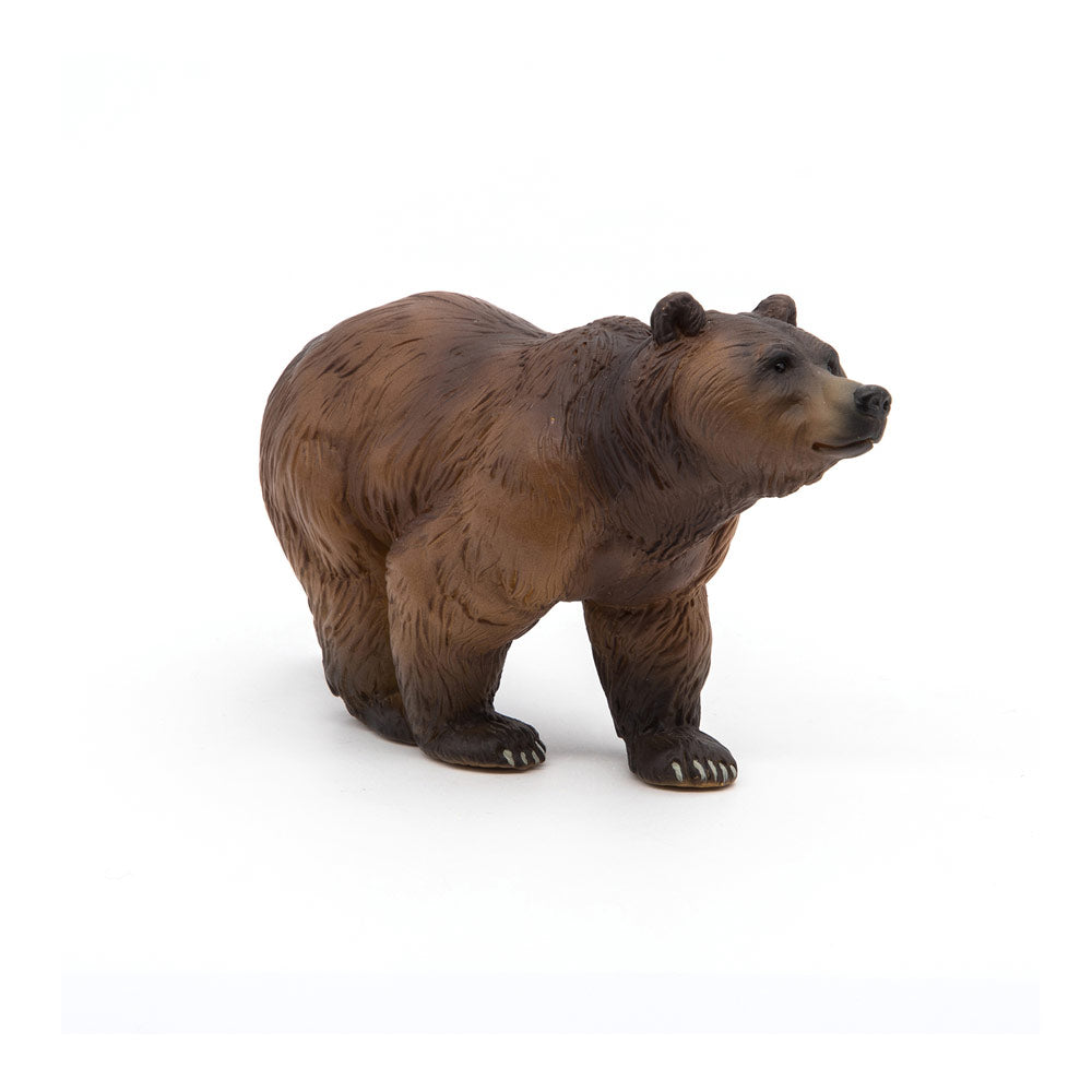 PAPO Wild Animal Kingdom Pyrenees Bear Toy Figure, Brown (50032)