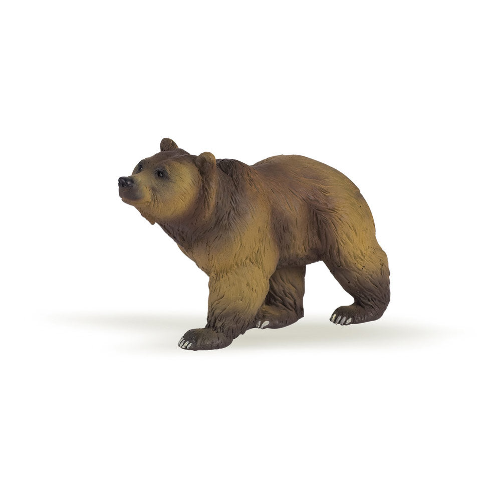 PAPO Wild Animal Kingdom Pyrenees Bear Toy Figure, Brown (50032)