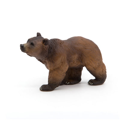 PAPO Wild Animal Kingdom Pyrenees Bear Toy Figure, Brown (50032)