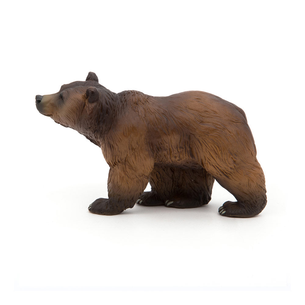 PAPO Wild Animal Kingdom Pyrenees Bear Toy Figure, Brown (50032)