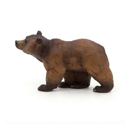 PAPO Wild Animal Kingdom Pyrenees Bear Toy Figure, Brown (50032)