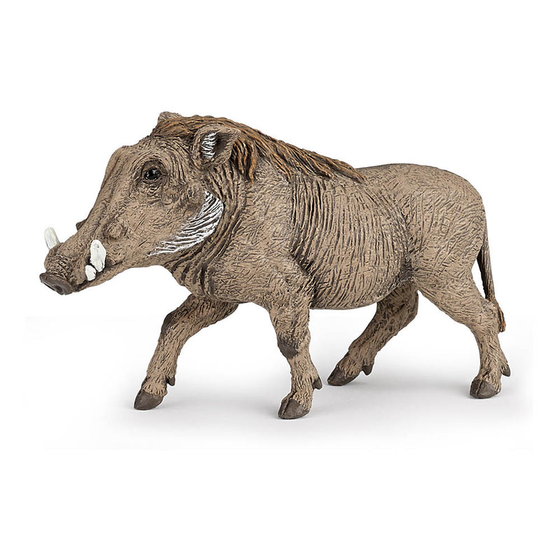 PAPO Wild Animal Kingdom Warthog Toy Figure, Brown (50180)