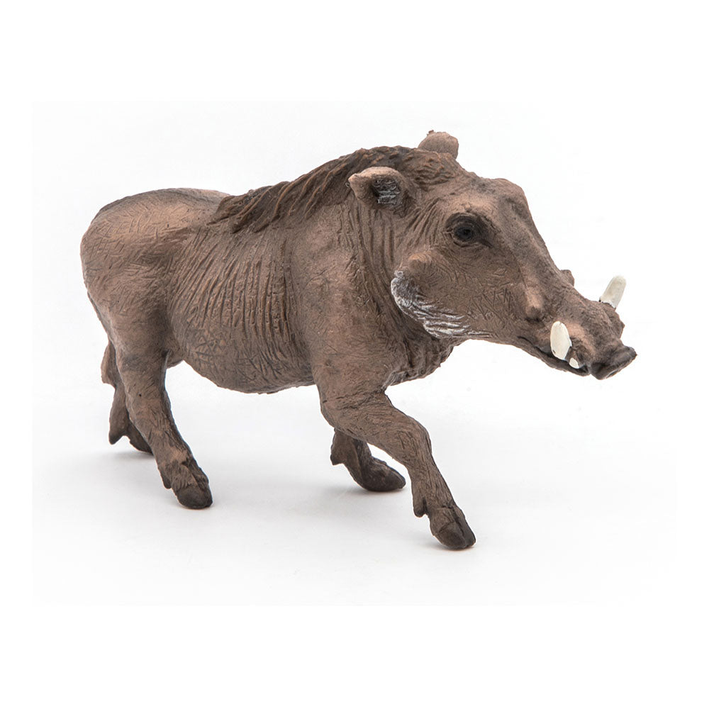 PAPO Wild Animal Kingdom Warthog Toy Figure, Brown (50180)