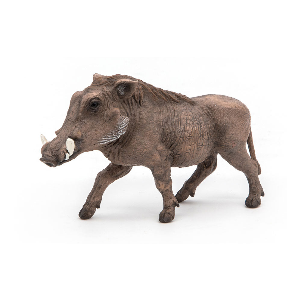 PAPO Wild Animal Kingdom Warthog Toy Figure, Brown (50180)