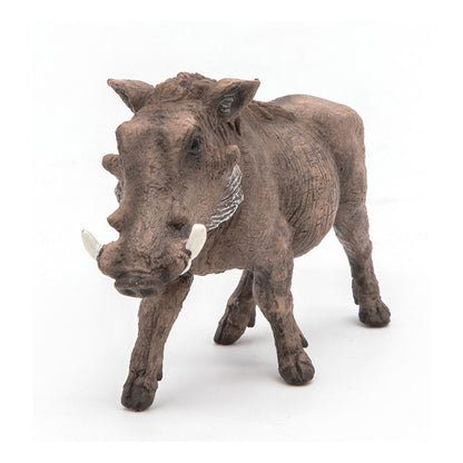 PAPO Wild Animal Kingdom Warthog Toy Figure, Brown (50180)