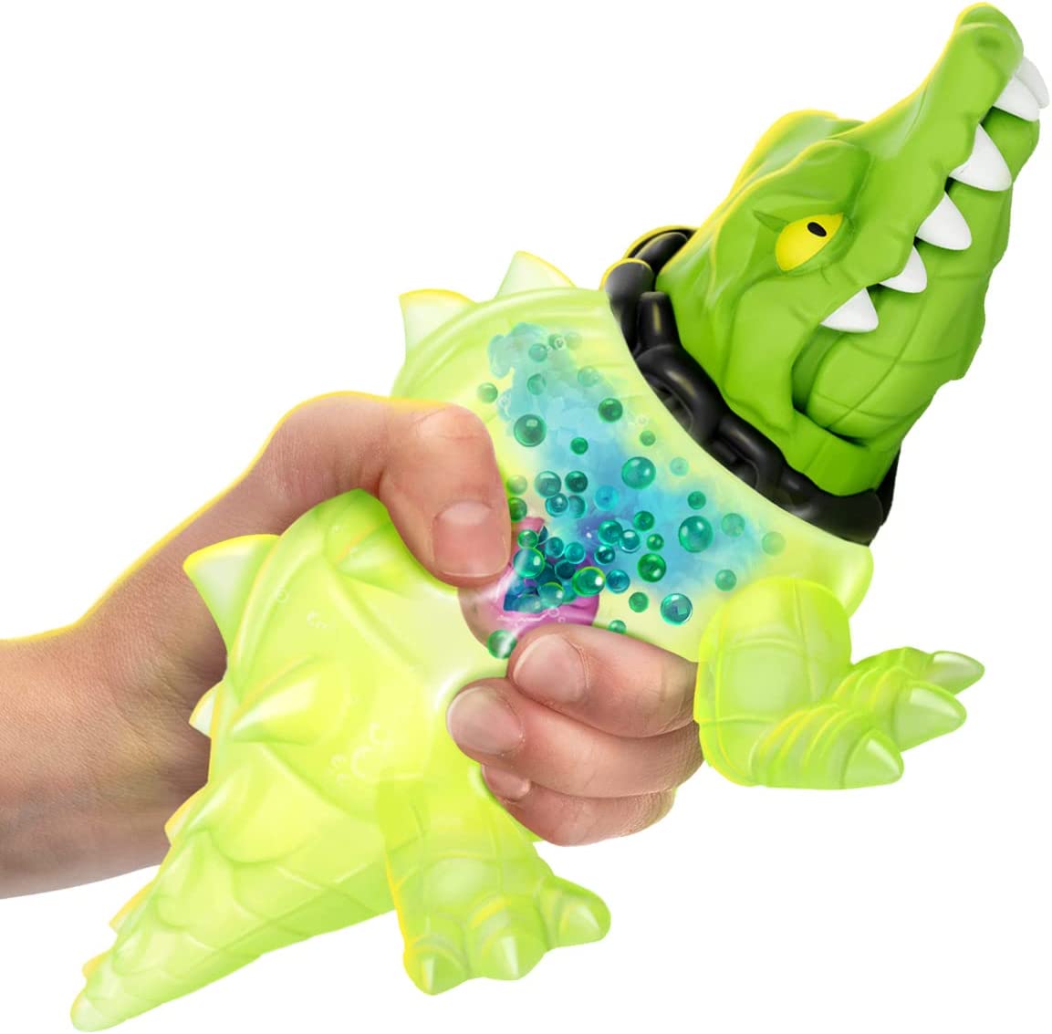 Heroes of Goo Jit Zu Goo Shifters Primal Rock Jaw Primal Hero Pack, Super Stretchy, Super Squishy Goo Filled Toy with a unique Goo Transformation