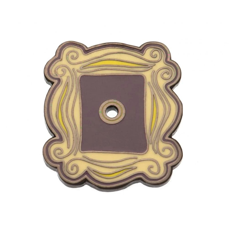 Pyramid International Spilla smaltata con scritta Friends, 2 cm x 2 cm, prodotto ufficiale, Misura unica, Smalto, metallo, argento, Nessuna pietra preziosa