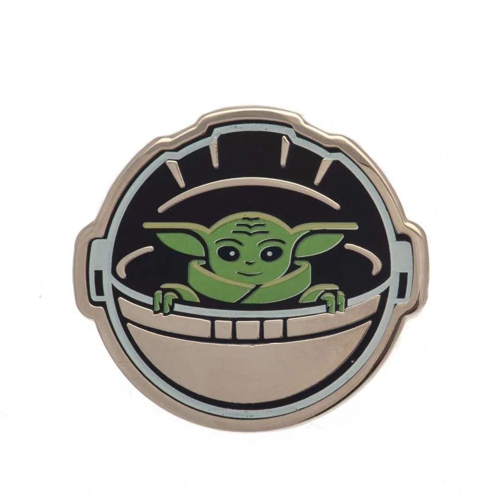 Star Wars: The Mandalorian Enamel Pin Badge (Asset Pod Design) 8cm x 1.5cm x 10.5cm - Official Merchandise