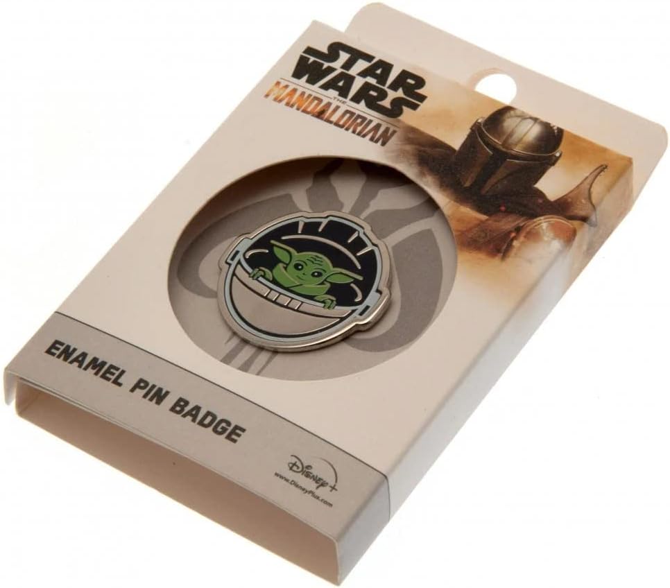 Star Wars: The Mandalorian Enamel Pin Badge (Asset Pod Design) 8cm x 1.5cm x 10.5cm - Official Merchandise