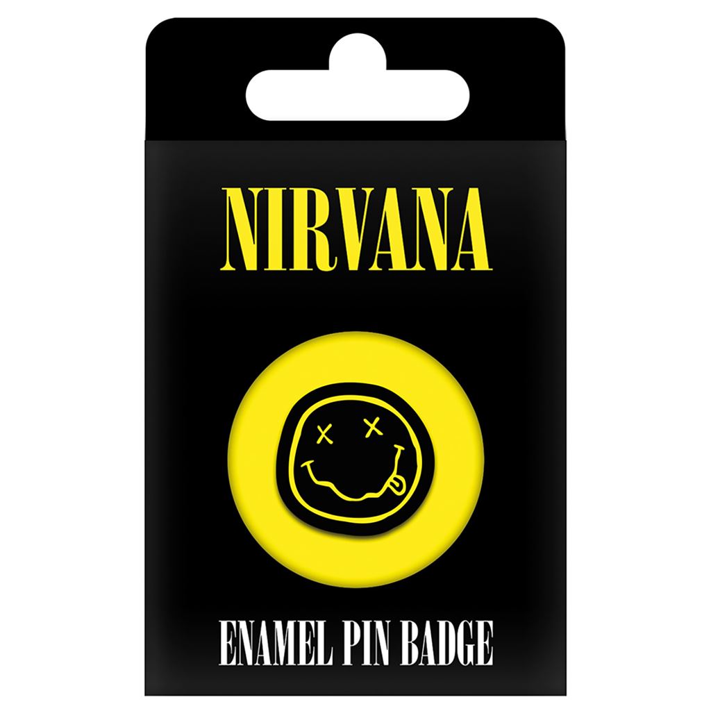Nirvana: Pyramid - Smiley (Enamel Pin Badge / Spilla Smaltata)
