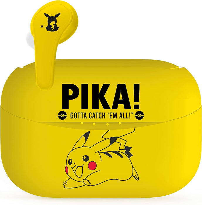 OTL Technologies PK0859 Pokemon Pikachu TWS Wireless Earphones with Charging Case Yellow