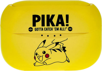 OTL Technologies PK0859 Pokemon Pikachu TWS Wireless Earphones with Charging Case Yellow