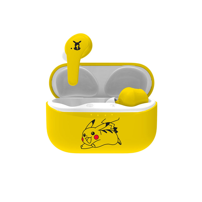 OTL Technologies PK0859 Pokemon Pikachu TWS Wireless Earphones with Charging Case Yellow