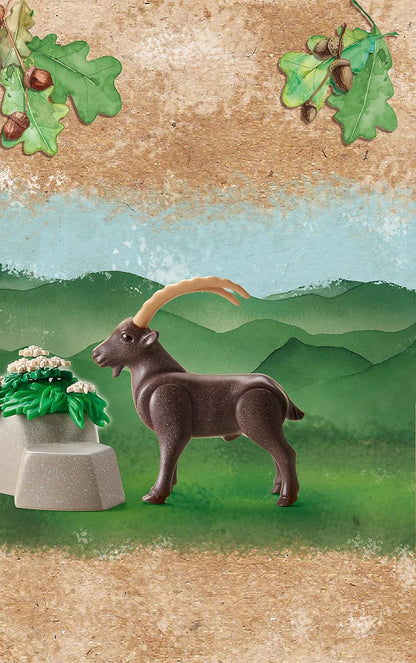 Playmobil 71050 Wiltopia Ibex, Animal Toy, Sustainable Toys, Fun Imaginative Role-Play, PlaySets Suitable for Children Ages 4+