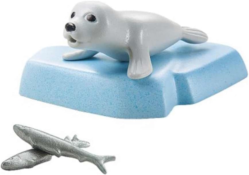 Playmobil 71070 Wiltopia Seal, Animal toy,for children 4-10, sustainable toy animals, Seal toy, Collectible toy for kids, made form 80% recycled material, sea animale toys for kids