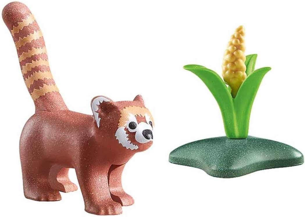 Playmobil 71071 Wiltopia Red Panda, Animal toy,for children 4-10, sustainable toy animals, Red Panda toy, Collectible toy for kids, made form 80% recycled material