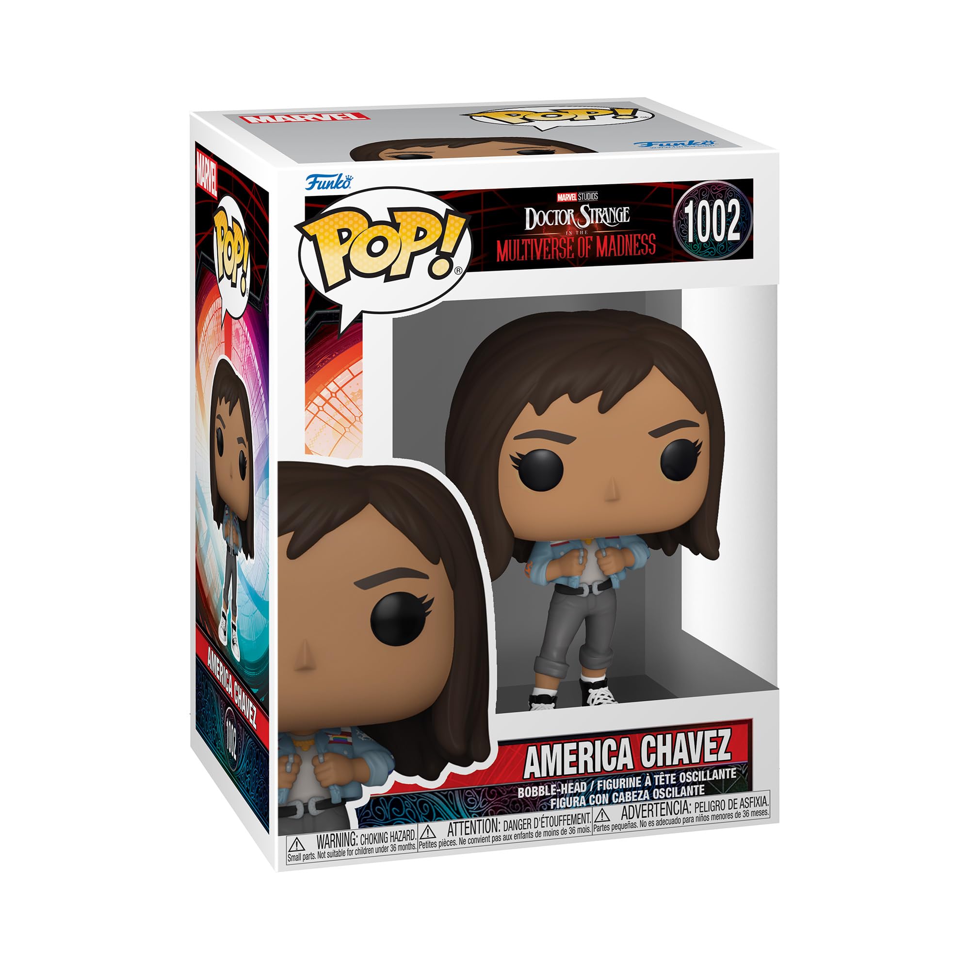Funko POP! Marvel: - America Chavez - Doctor Strange - Collectable Vinyl Figure - Gift Idea - Official Merchandise - Toys for Kids & Adults - Movies Fans - Model Figure for Collectors and Display