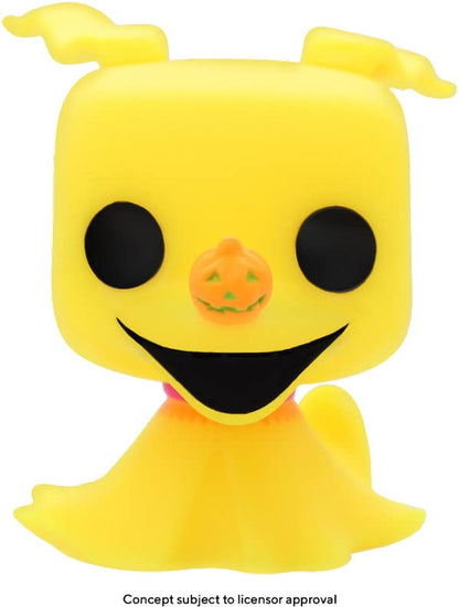 Funko POP! DISNEY: The Nightmare Before Christmas: Zero (Blacklight), 63964, Multicoloured