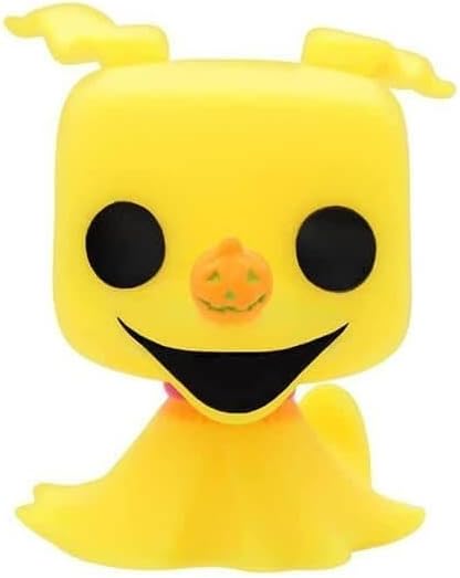 Funko POP! DISNEY: The Nightmare Before Christmas: Zero (Blacklight), 63964, Multicoloured