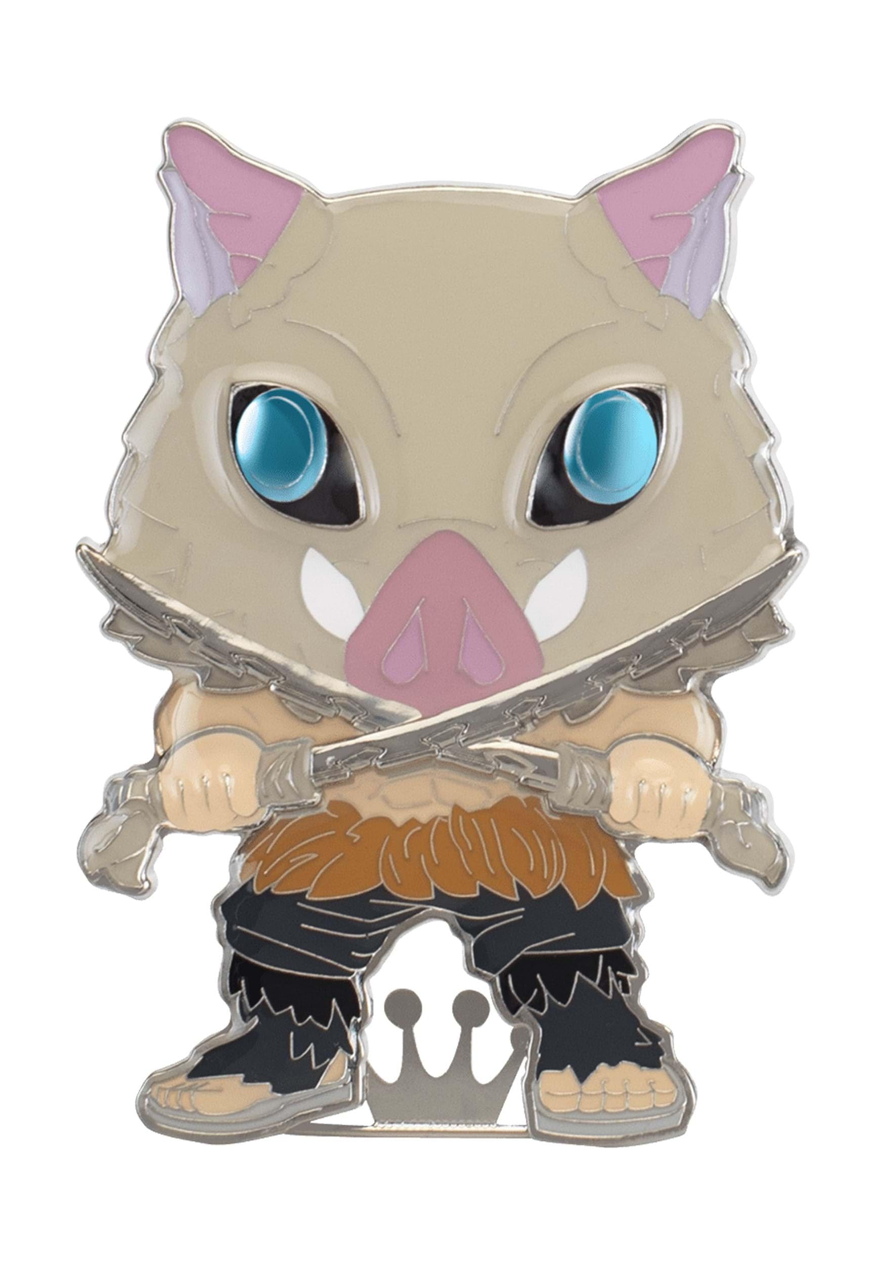 Funko Pop! Sized Pins: Demon Slayer - Insuke Hasib (Styles May Vary, Chance of Chase Variant)