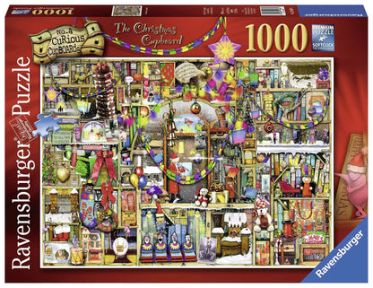 Ravensburger Curious Cupboards No. 4 The Christmas Cupboard Jigsaw Puzzles 1000 Pieces for Adults and Kids Age 12 Years Up