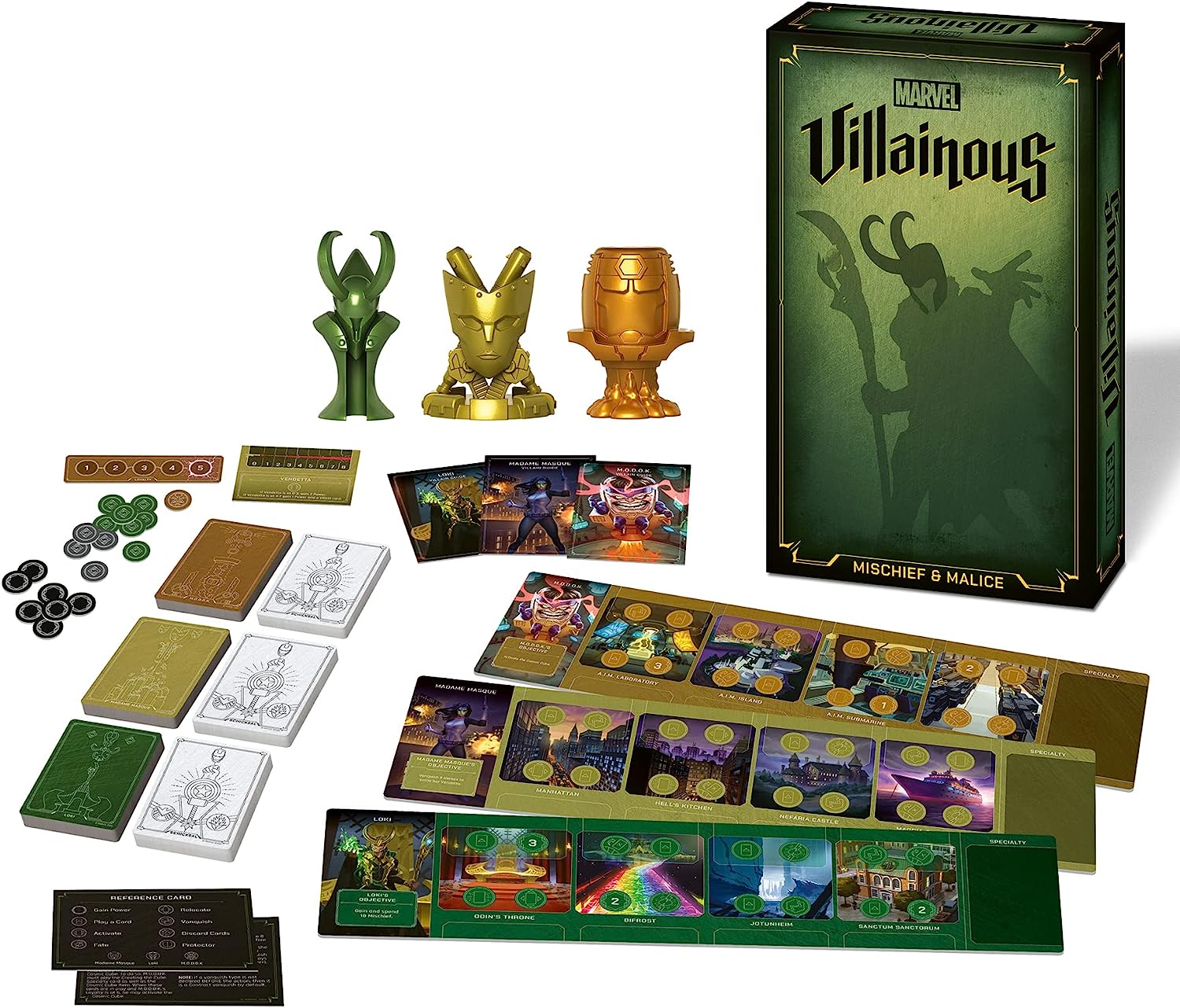 Ravensburger Marvel Villainous Mischief & Malice - Strategy Board Games for Adults and Kids Age 12 Years Up - Can Be Played as a Stand-Alone or Expansion