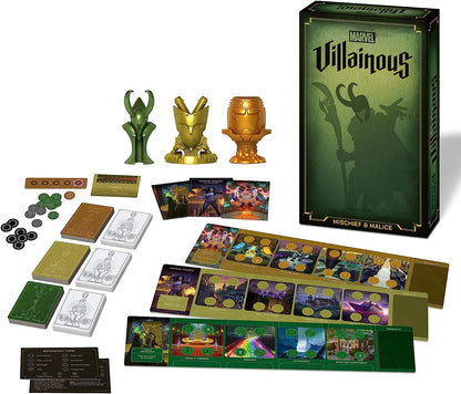 Ravensburger Marvel Villainous Mischief & Malice - Strategy Board Games for Adults and Kids Age 12 Years Up - Can Be Played as a Stand-Alone or Expansion