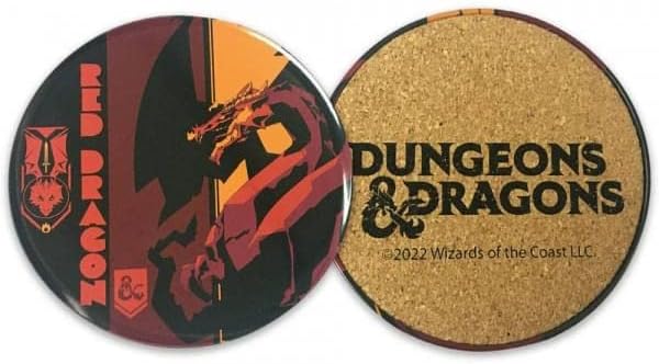 Dungeons & Dragons Monsters Set of 4 Metal Coasters