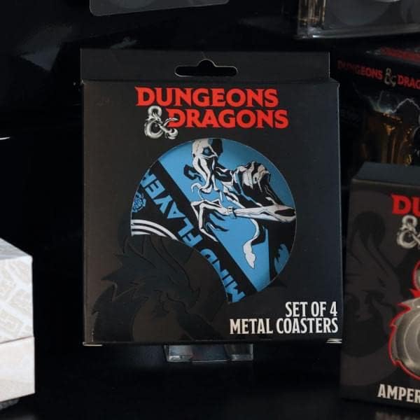 Dungeons & Dragons Monsters Set of 4 Metal Coasters