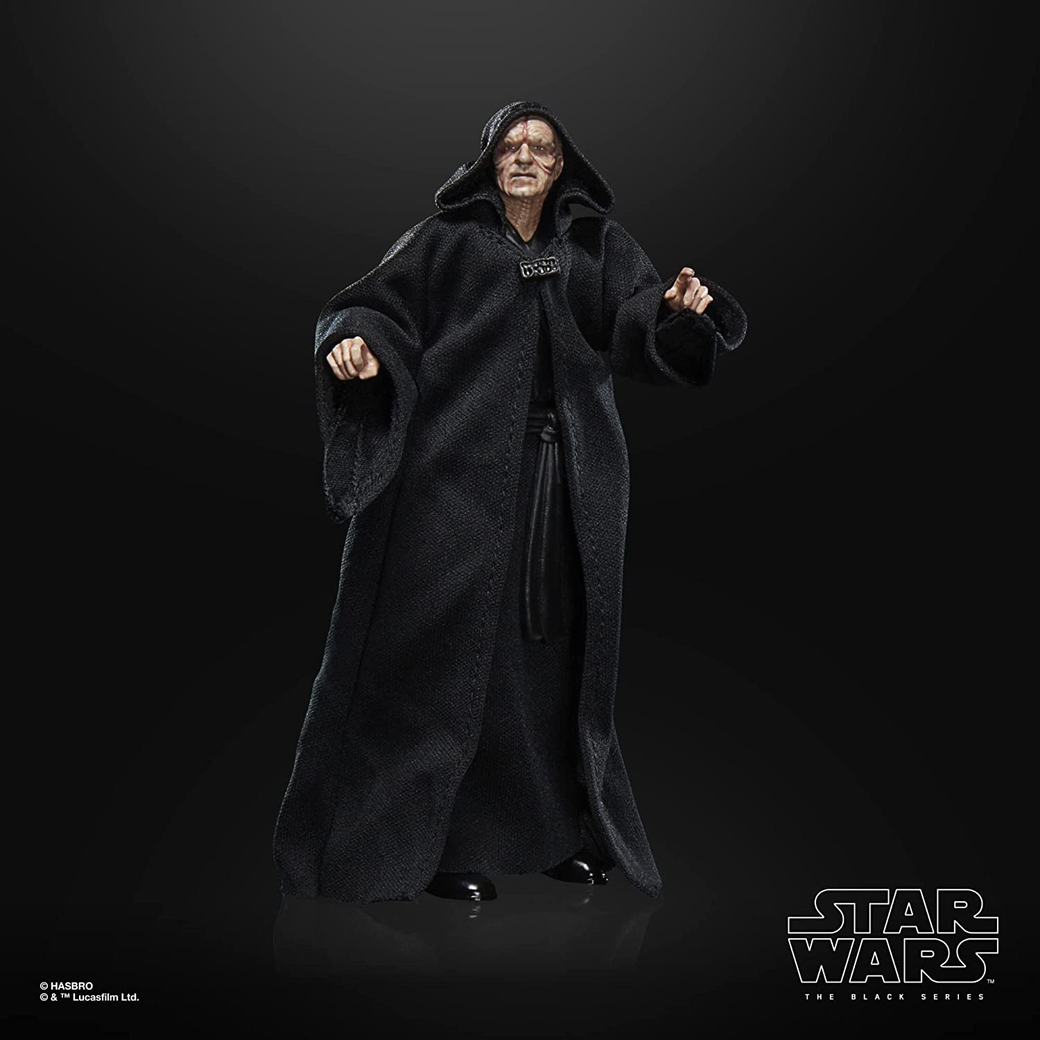 Hasbro Star Wars The Black Series Archive Emperor Palpatine Toy Scale Star Wars: Return of the Jedi Action Figure, Kids, Multicolor, One Size, 6-Inch