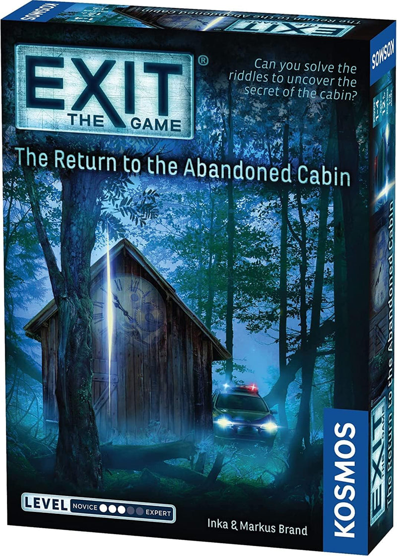 Thames & Kosmos EXIT - Die Rückkehr in die verlassene Hütte, Escape Room Kartenspiel, Familienspiele für Spieleabend, Brettspiele für Erwachsene und Kinder, für 1 bis 4 Spieler, ab 12 Jahren
