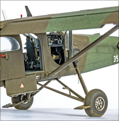 Heller HEL30410 1:48-Pilatus PC-6 B2/H2 Turbo Porter Scale Model Kit, Unpainted