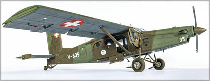 HELLER JOUSTRA Maqueta de avión: Starter kit: PILATUS PC-6 B2/H2 Turbo Porter