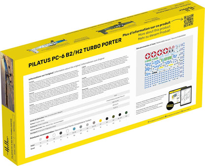 HELLER JOUSTRA Maqueta de avión: Starter kit: PILATUS PC-6 B2/H2 Turbo Porter