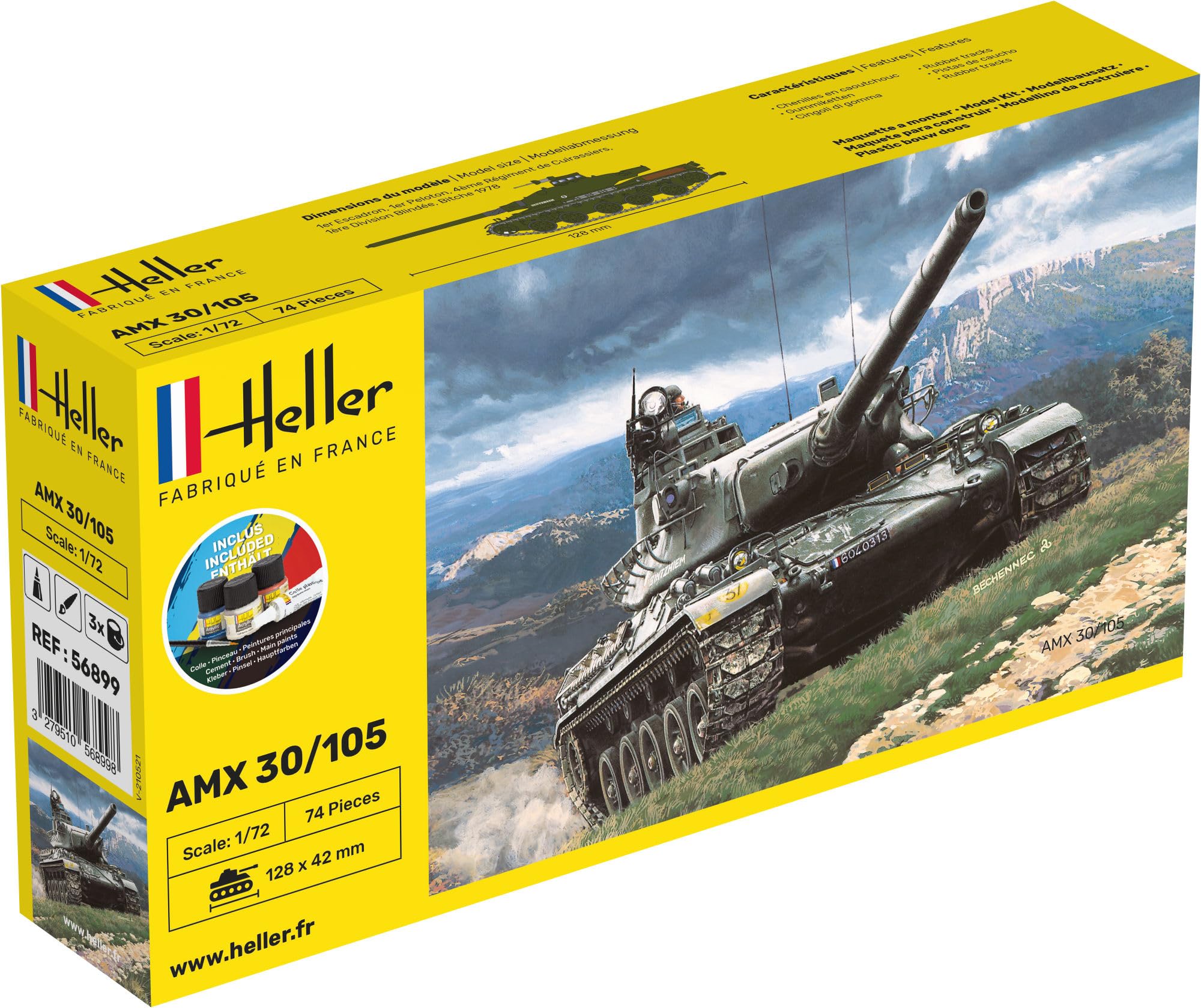 Heller HEL56899 Plastic Model kit, Gray